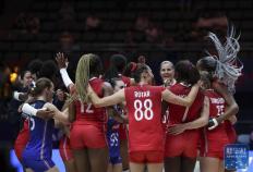 虎扑NBA-世界女排联赛（中国北京站）：法国队胜比利时队