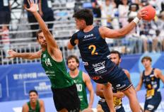 虎扑中国-（成都世运会）沙滩手球——男子半决赛：葡萄牙队胜西班牙队