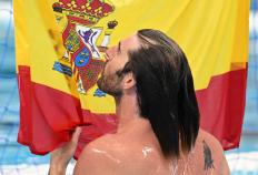 hupu虎扑-游泳世锦赛丨西班牙队获得男子水球冠军