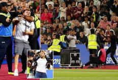 虎扑首页-郵(yóu)报：西(xī)汉姆球迷惨败切尔西(xī)时沖(chōng)场宣(xuān)泄不(bù)满，许多球迷提前(qián)离场