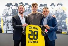 虎扑网址-罗马诺：安塞尔米诺租借加盟多特协议中无买断选项