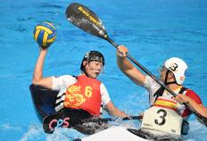 虎扑平台-（成都世运会）皮艇球——男子第5-8名安慰赛半决赛：中国队不敌西班牙队