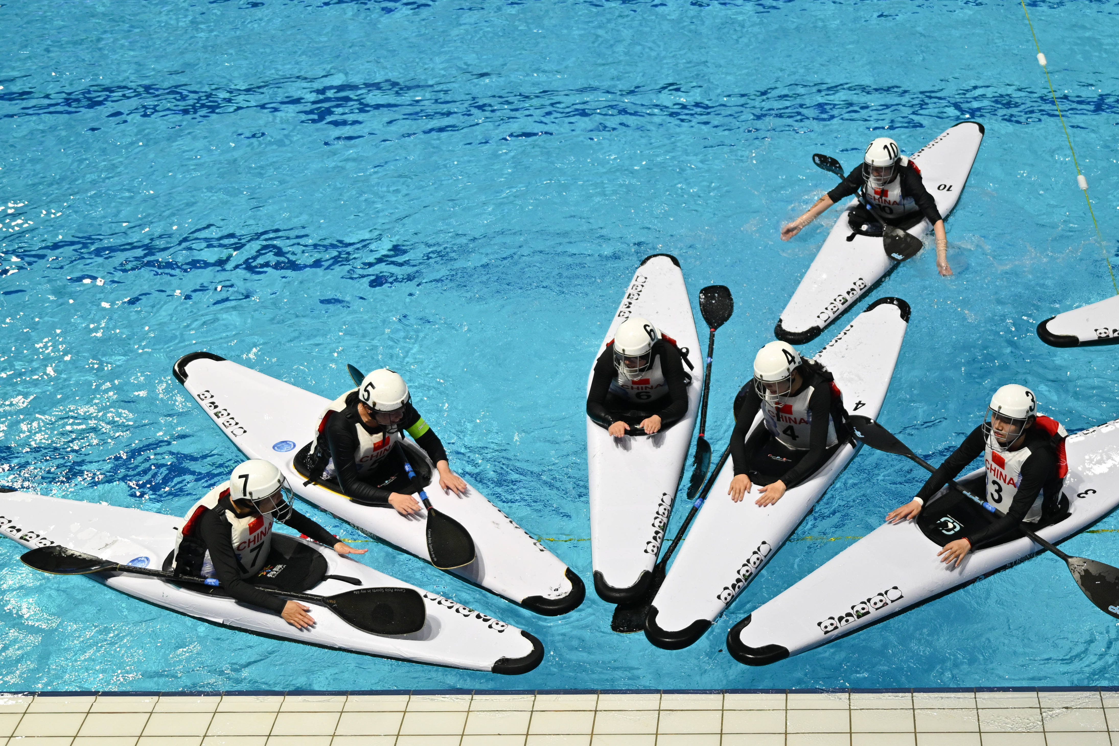 虎扑网址-(成都世运会)皮艇球——女子第5-8名安慰赛半决赛:中国队不敌西班牙队