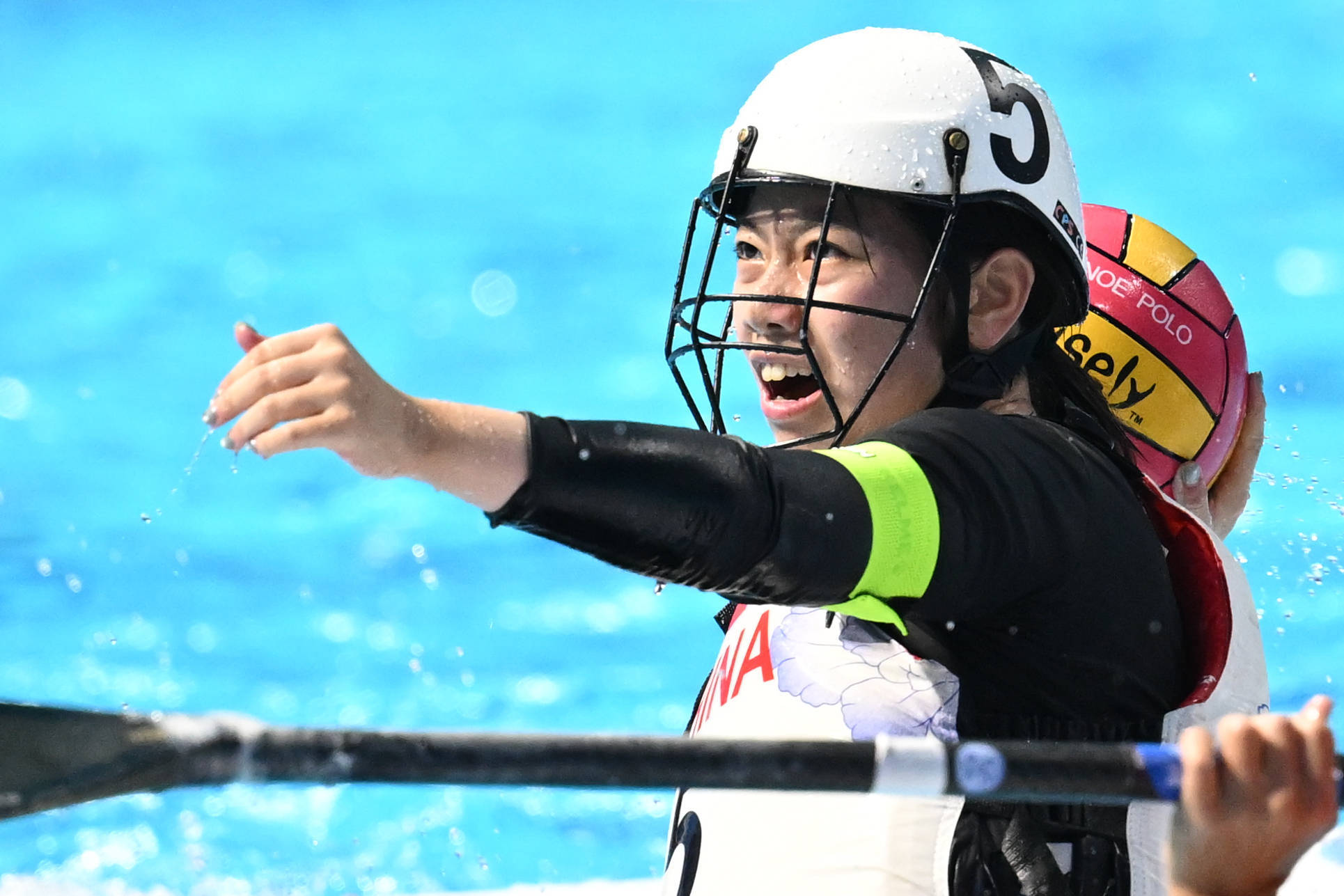 虎扑网址-(成都世运会)皮艇球——女子第5-8名安慰赛半决赛:中国队不敌西班牙队