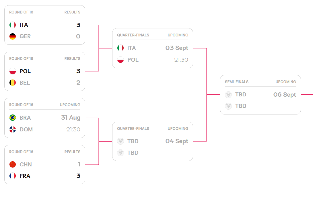 虎扑-中國(guó)女排被法國(guó)队淘(táo)汰,无缘世锦赛八强