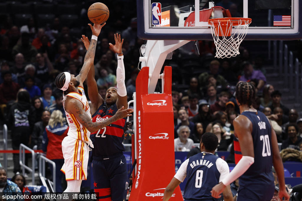 虎扑-亚特兰大老鹰对阵华盛顿奇才，力图终止三连败